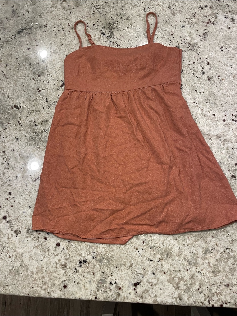 Altar'd State Rusty Rose Mini Dress